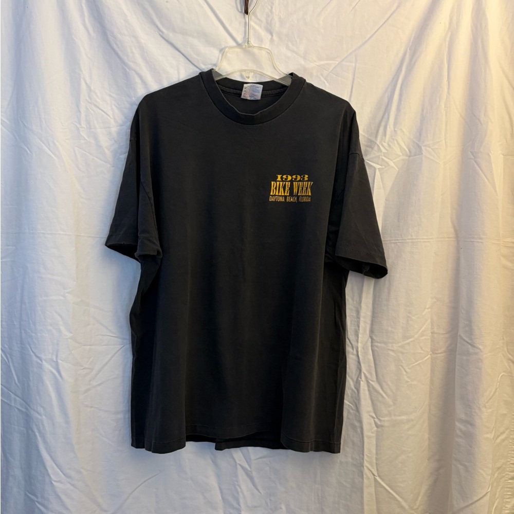 Vintage 1993 Daytona Bike Week T-Shirt XXL Eagle Motorcycle Event USA Made